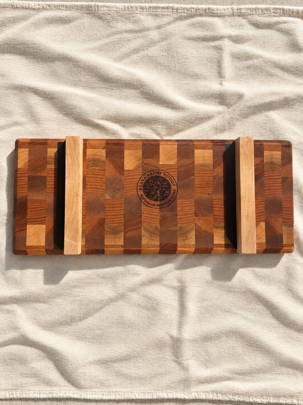 End-Grain Honey Comb Serving Platter