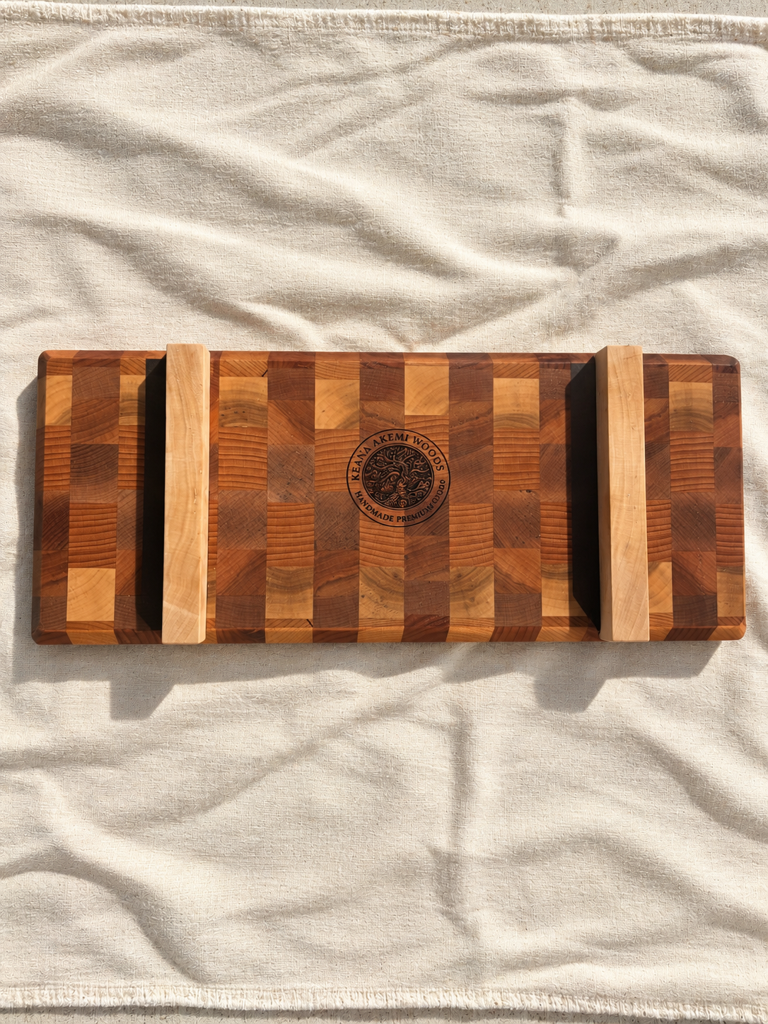 End-Grain Honey Comb Serving Platter