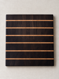 Striped Walnut End-Grain Butcher Block
