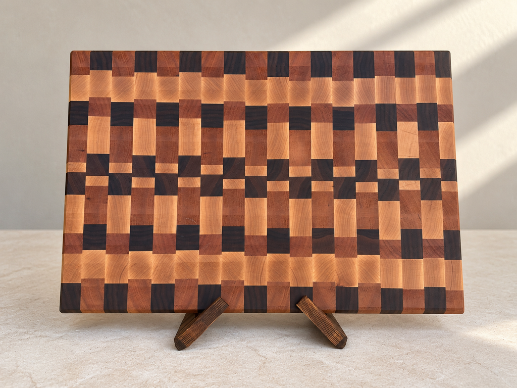 Woven End-Grain Cutting Board
